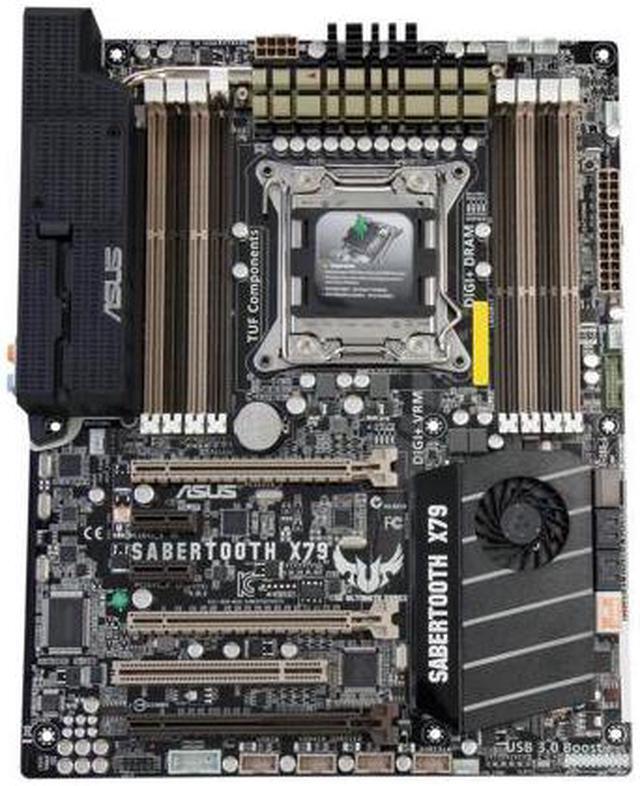 Alt view image 3 of 5 - ASUS Sabertooth X79 LGA 2011 Intel X79 SATA 6Gb/s USB 3.0 ATX Intel Motherboard