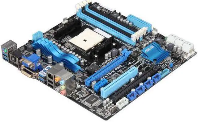 Main image of ASUS F1A75-M PRO FM1 AMD A75 (Hudson D3) SATA 6Gb/s USB 3.0 HDMI Micro ATX AMD Motherboard with UEFI BIOS