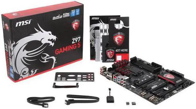 Alt view image 5 of 5 - MSI MSI Gaming Z97 GAMING 5 LGA 1150 Intel Z97 HDMI SATA 6Gb/s USB 3.0 ATX Intel Motherboard