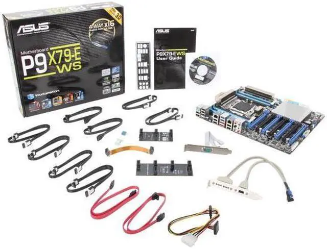 Alt view image 5 of 6 - ASUS P9X79-E WS LGA 2011 Intel X79 SATA 6Gb/s USB 3.0 SSI CEB Intel Motherboard