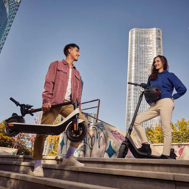 Alt view image 7 of 7 - NIU Kick Electric Scooter Adult KQi2 Pro, Foldable 25 Mile Range 17mph - White