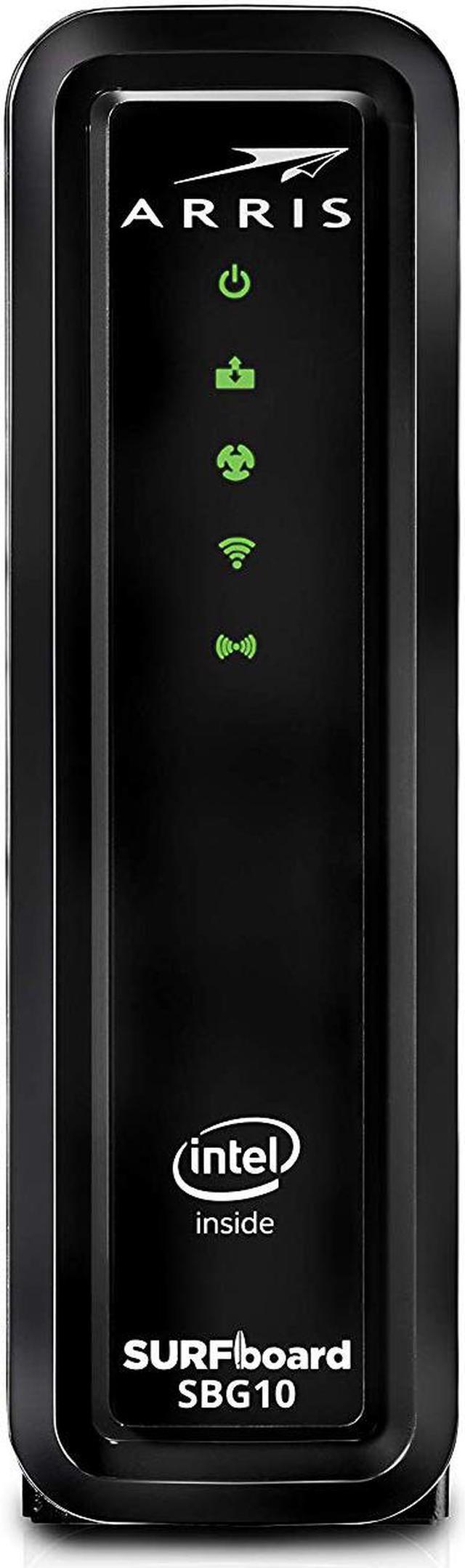 ARRIS SURFboard 16x4 Cable Modem / AC1600 Dual-Band WiFi Router. Approved  for XFINITY Comcast, Cox, Charter and most other Cable Internet providers  for plans up to 300 Mbps. 