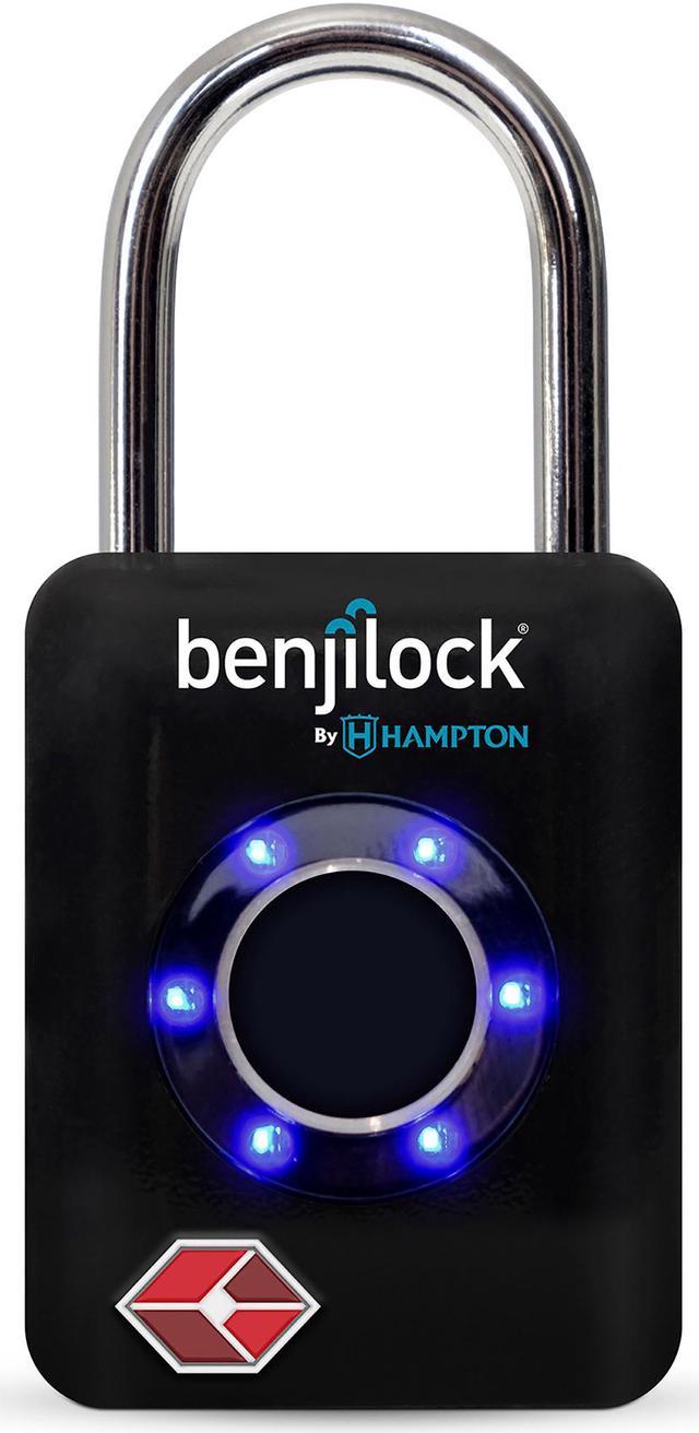 Used - Good: BenjiLock® By Hampton TSA Approved Fingerprint Padlock - Matte  Black 