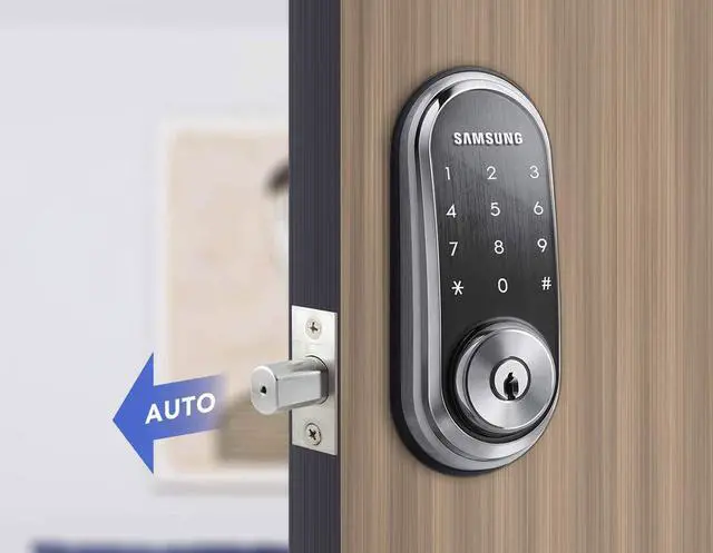 Alt view image 7 of 7 - Samsung SHP-DS510MK Digital Door Lock DEADBOLT SHP-DS510 English Version