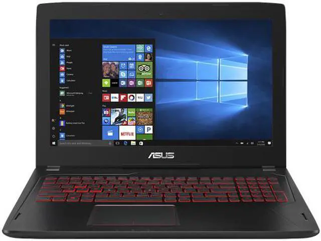 Alt view image 9 of 12 - ASUS FX502VM-AS73 Gaming Laptop Intel Core i7 7th Gen 7700HQ (2.80 GHz) 16 GB DDR4 Memory 1 TB HDD 128 GB SSD NVIDIA GeForce GTX 1060 3 GB GDDR5 VR Ready 15.6" Windows 10 Home 64-Bit