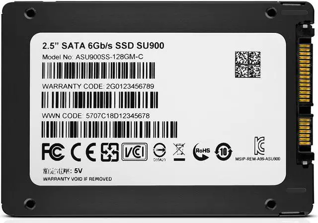 Alt view image 4 of 6 - ADATA Ultimate SU900 128GB 3-D MLC SSD (ASU900SS-128GM-C)