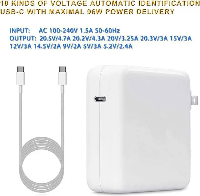 Main image of 96W USB-C Power Adapter for A2166 with USB-C Cable - VGC