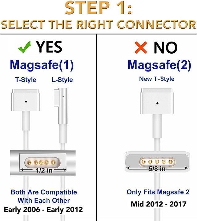 Alt view image 2 of 7 - 45W Power Supply Charger Adapter for Apple Macbook Air A1237 A1369 A1370 A1374 (Before Mid 2012 Models)