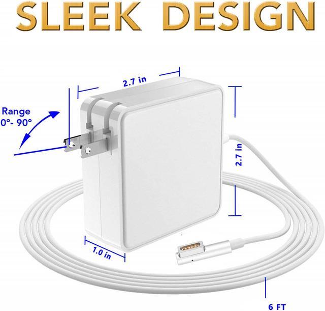 Alt view image 4 of 7 - 45W Power Supply Charger Adapter for Apple Macbook Air A1237 A1369 A1370 A1374 (Before Mid 2012 Models)