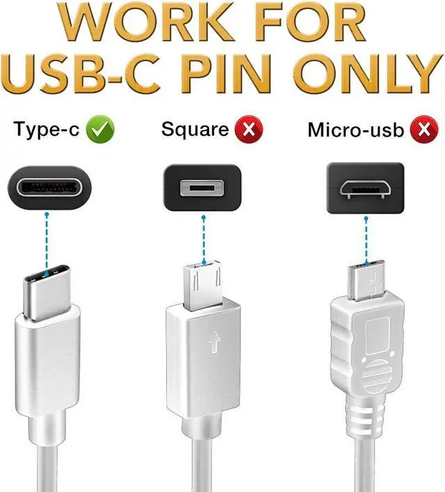 Alt view image 12 of 13 - USB-C TYPE-C AC Power Charger Adapter for ASUS Lenovo ThinkPad X1 Dell HP 65w