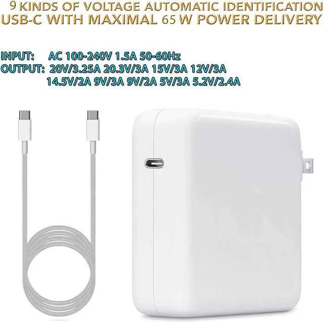 Alt view image 9 of 13 - USB Type-C Power Adapter Charger For Apple iPad Pro 11'' 12.9" MacBook Air Retina 2018