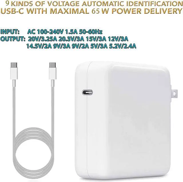 Alt view image 9 of 13 - 30W USB C Type C AC Adapter For Samsung Pro Plus S9+ S8 Note 8 Google Chromebook