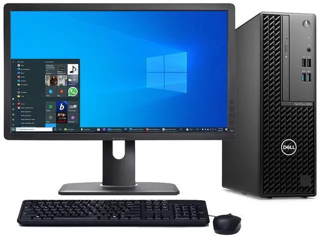 Main image of Dell 3000 SFF Windows 11 Pro Desktop Computer | Hexa Core i5-12500 CPU | 16GB RAM | 512GB SSD | 22" LCD | Home or Office PC
