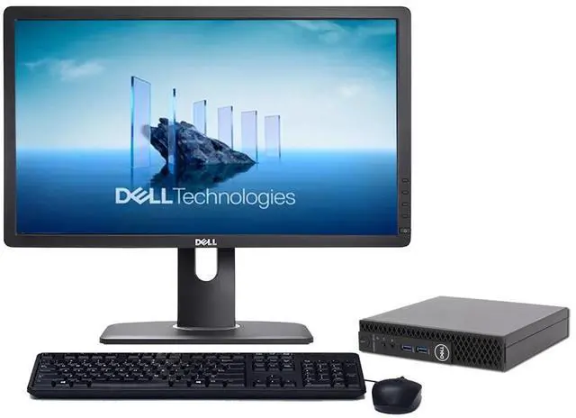Main image of Dell Micro PC Windows 11 Pro | Hexa-Core i7 8th gen CPU | 32GB RAM | 512GB SSD | 22" LCD