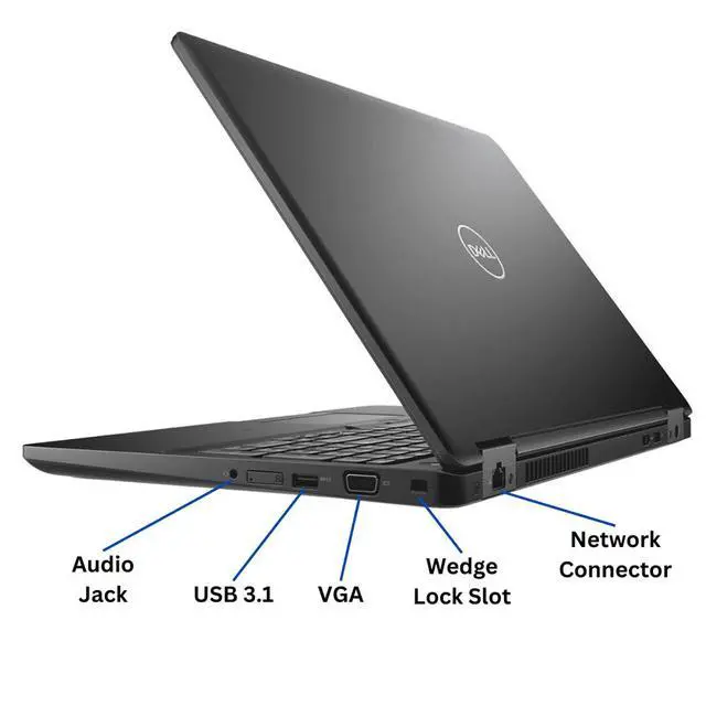 Alt view image 5 of 5 - Dell Latitude 5591 Windows 11 Laptop PC 15.6" | Intel Core i7-8850H Hexa-Core (6) CPU | 16GB RAM | 128GB SSD