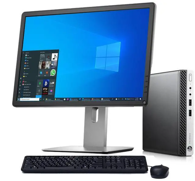 Main image of HP ProDesk G5 Micro PC | Windows 11 | Intel i5 9th gen Processor | 8GB RAM | 128GB SSD | 17" LCD