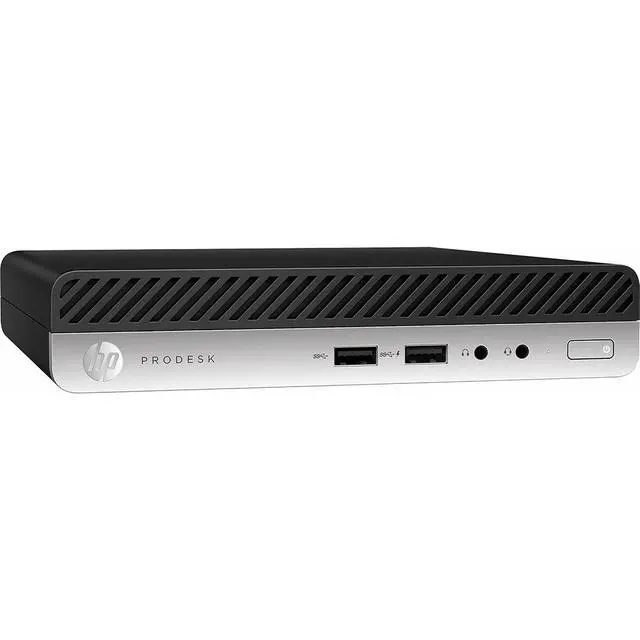 Alt view image 3 of 5 - HP ProDesk G5 Micro PC | Windows 11 | Intel i5 9th gen Processor | 8GB RAM | 128GB SSD | 17" LCD