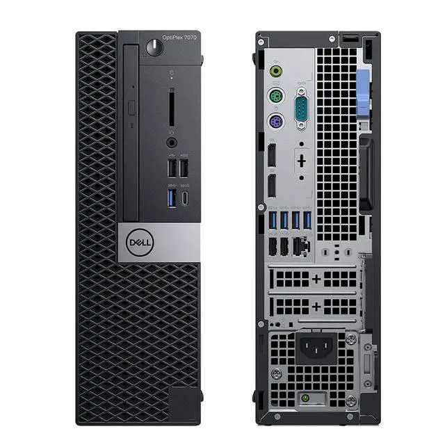 Alt view image 5 of 5 - Dell OptiPlex 7070 SFF PC Windows 11 | Hexa-Core i5 9th gen CPU | 16GB RAM | 512GB SSD | 22" LCD