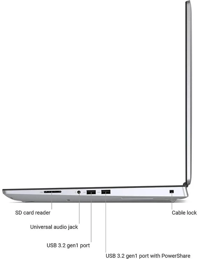 Alt view image 4 of 5 - Dell Precision 7560 15.6" PC Windows 11 Laptop | Intel Core Xeon W-11855M gen | 32GB RAM | 1TB SSD