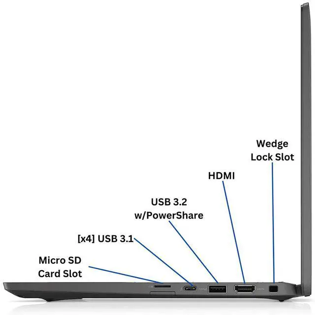 Alt view image 5 of 5 - Dell Latitude 7420 Windows 11 Pro Laptop PC 14" | Intel Core i7-1185G7 Quad-Core (4) CPU | 32GB RAM | 1TB SSD | Home or Office Computer