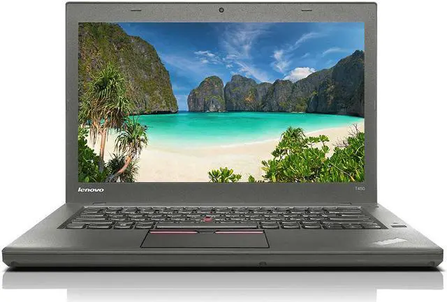 Alt view image 3 of 7 - Lenovo Laptop ThinkPad T450 Intel Core i5 4th Gen 4300U (1.90GHz) 16 GB Memory 256 GB SSD Intel HD Graphics 4400 14.0" Windows 10 Pro 64-bit Grade A