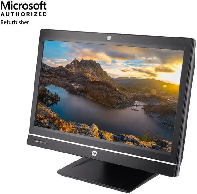 Alt view image 3 of 7 - Business All-In-One HP EliteOne 800 G1 23" FHD LED LCD Intel Core i5-4590s 3.00 GHz Quad-Core 4th Gen 8GB DDR3 RAM 500GB HDD Windows 10 Professional Wi-Fi Webcam DisplayPort Wireless Keyboard Mouse