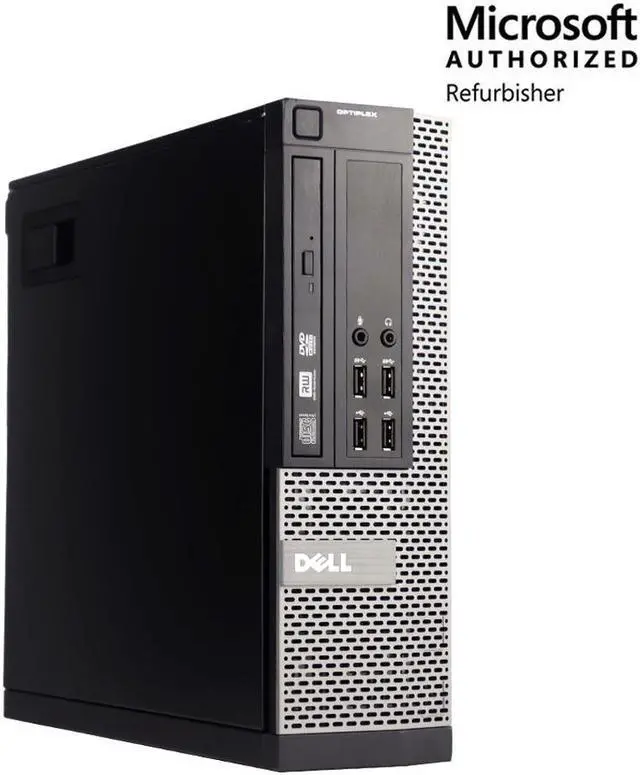 Alt view image 4 of 7 - Dell Desktop Work from Home Computer PC SFF 7020 Intel i5-4590 (3.2GHz) 8GB RAM 500GB HDD Windows 10 Professional 22" LCD Monitor With Keyboard and Mouse DVD WIFI