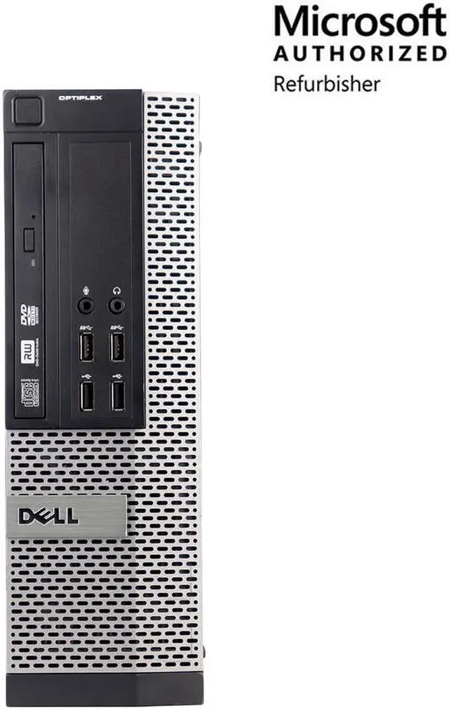 Alt view image 5 of 7 - Dell Desktop Work from Home Computer PC SFF 7020 Intel i5-4590 (3.2GHz) 8GB RAM 500GB HDD Windows 10 Professional 22" LCD Monitor With Keyboard and Mouse DVD WIFI