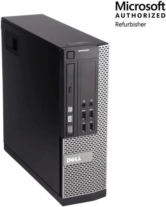 Alt view image 3 of 7 - Dell Desktop Work from Home Computer PC SFF 7020 Intel i5-4590 (3.2GHz) 8GB RAM 500GB HDD Windows 10 Professional 22" LCD Monitor With Keyboard and Mouse DVD WIFI