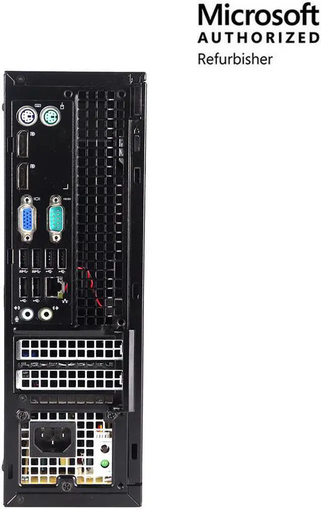 Alt view image 7 of 7 - Dell Desktop Work from Home Computer PC SFF 7020 Intel i5-4590 (3.2GHz) 8GB RAM 500GB HDD Windows 10 Professional 22" LCD Monitor With Keyboard and Mouse DVD WIFI