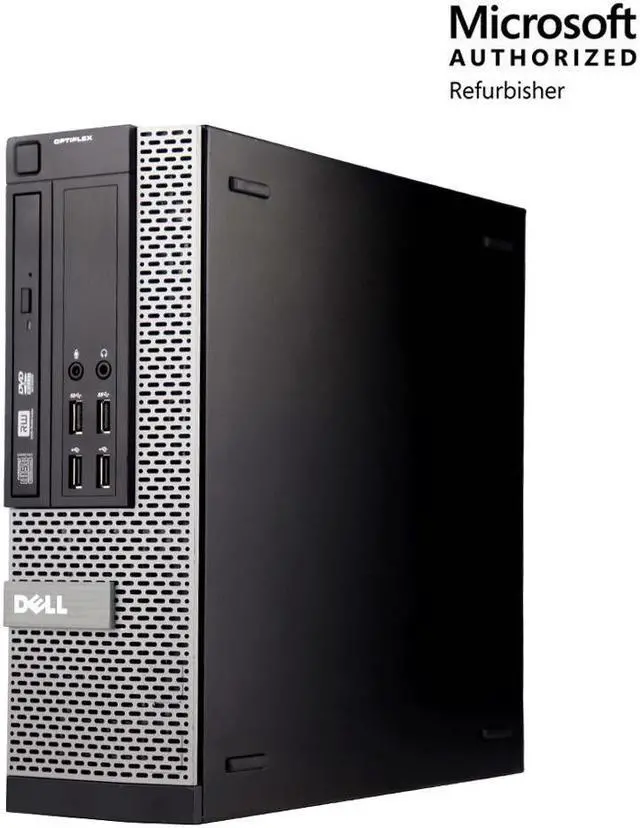 Alt view image 2 of 7 - Dell Desktop Work from Home Computer PC SFF 7020 Intel i5-4590 (3.2GHz) 8GB RAM 500GB HDD Windows 10 Professional 22" LCD Monitor With Keyboard and Mouse DVD WIFI