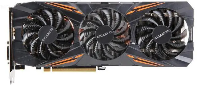 Alt view image 2 of 5 - Gigabyte GeForce GTX 1070 Windforce Triple Fan 8GB GDDR5 GV-N1070WF3-8GD Video Graphic Card GPU