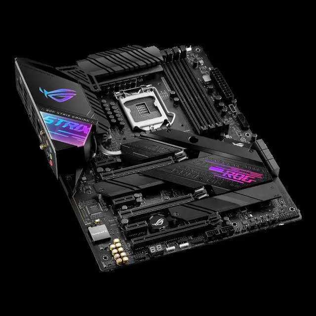 Alt view image 3 of 6 - ASUS ROG STRIX Z490-E GAMING Intel Z490 1200 LGA ATX M.2 Desktop Motherboard A