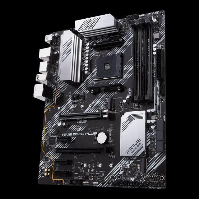 Alt view image 3 of 4 - ASUS PRIME B550-PLUS AMD Socket B550 AM4 ATX M.2 Desktop Motherboard A