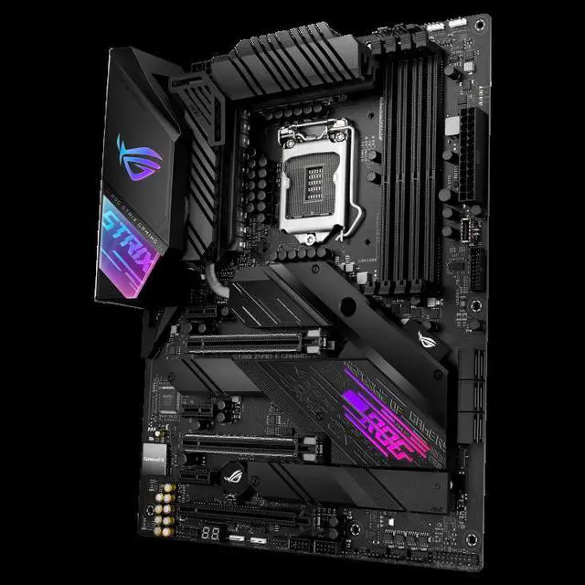 Alt view image 4 of 6 - ASUS ROG STRIX Z490-E GAMING Intel Z490 1200 LGA ATX M.2 Desktop Motherboard A