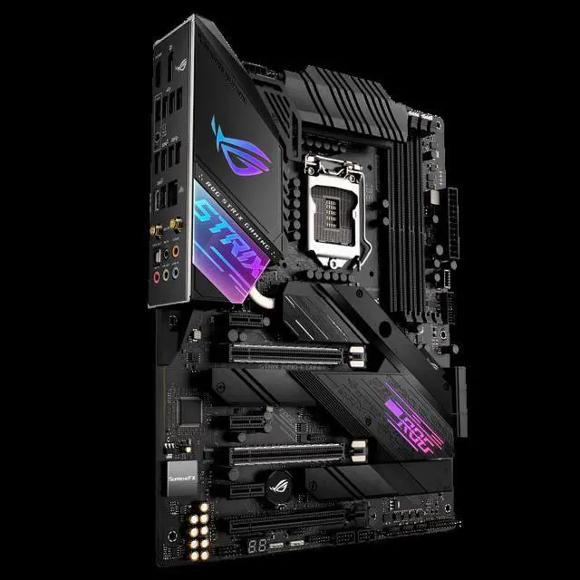 Alt view image 2 of 6 - ASUS ROG STRIX Z490-E GAMING Intel Z490 1200 LGA ATX M.2 Desktop Motherboard A