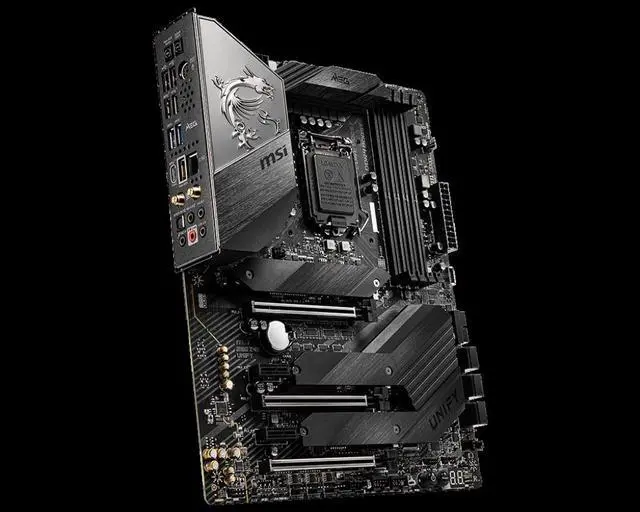 Alt view image 3 of 4 - MSI MEG Z490 UNIFY Intel Z490 1200 LGA ATX M.2 Desktop Motherboard A