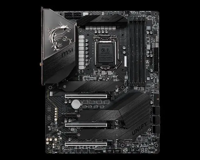 Main image of MSI MEG Z490 UNIFY Intel Z490 1200 LGA ATX M.2 Desktop Motherboard A