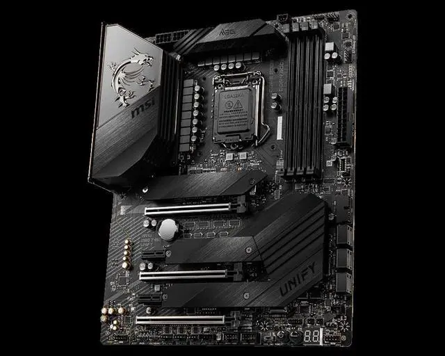 Alt view image 2 of 4 - MSI MEG Z490 UNIFY Intel Z490 1200 LGA ATX M.2 Desktop Motherboard A