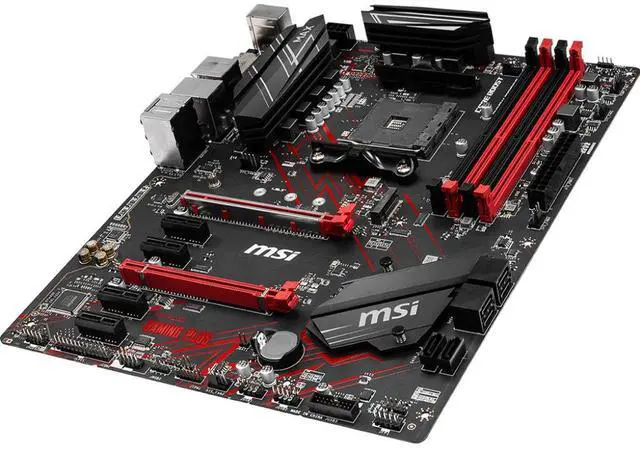 Alt view image 3 of 5 - MSI B450 GAMING PLUS MAX AM4 AMD B450 SATA 6Gb/s ATX AMD Motherboard