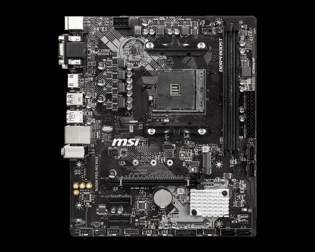 Main image of MSI B450M PRO-M2 MAX AMD B450 Socket AM4 DDR4 32GB Micro ATX Motherboard