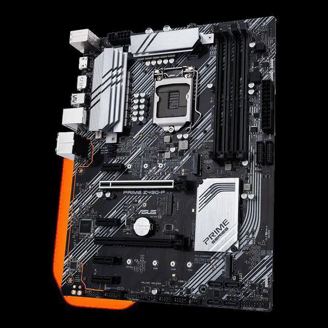 Alt view image 5 of 6 - ASUS PRIME Z490-P Intel LGA 1200 Z490 1200 ATX M.2 Desktop Motherboard