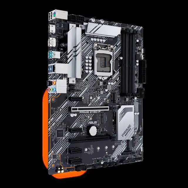 Alt view image 4 of 6 - ASUS PRIME Z490-P Intel LGA 1200 Z490 1200 ATX M.2 Desktop Motherboard