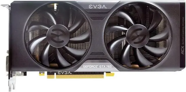 Main image of EVGA GeForce GTX 760 ACX 2GB GDDR5 02G-P4-2763-KR Video Graphic Card GPU