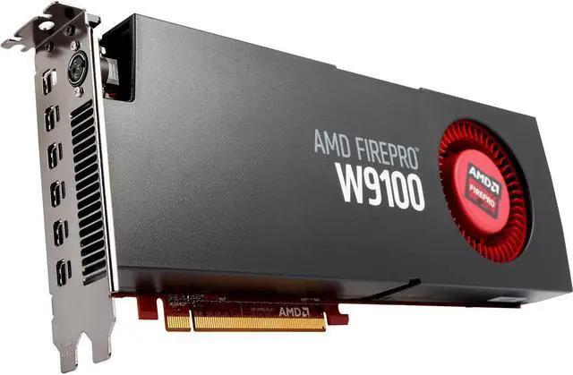 Main image of AMD FirePro W9100 Single Fan 16GB GDDR5 FirePro W9100 Video Graphic Card GPU