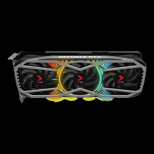 Alt view image 2 of 7 - PNY GeForce RTX 3080 XLR8 Gaming REVEL EPIC-X 10GB GDDR6X VCG308010TFXPPB Video Graphic Card GPU
