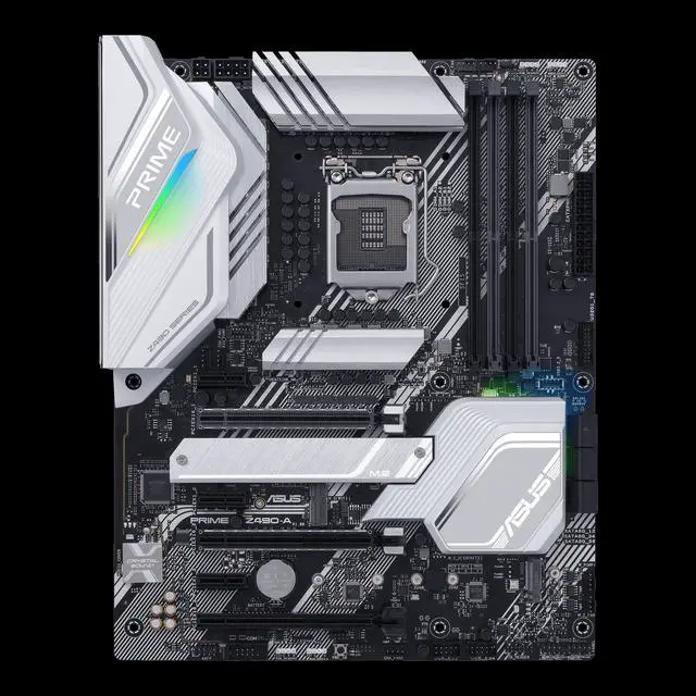 Main image of ASUS PRIME Z490-A Intel Z490 1200 LGA ATX M.2 Desktop Motherboard A