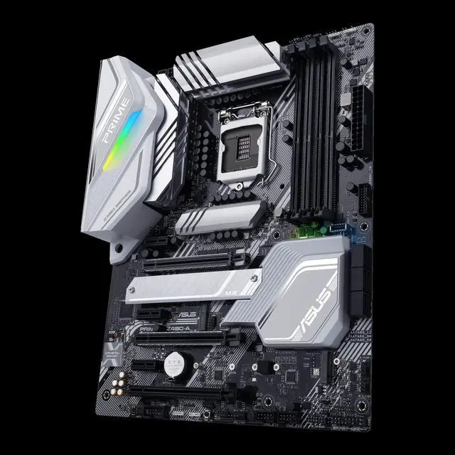 Alt view image 4 of 5 - ASUS PRIME Z490-A Intel Z490 1200 LGA ATX M.2 Desktop Motherboard A