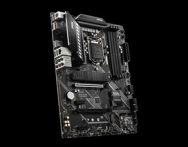 Alt view image 4 of 5 - MSI MAG B460 TORPEDO Intel B460 LGA 1200 DDR4 128GB ATX Motherboard