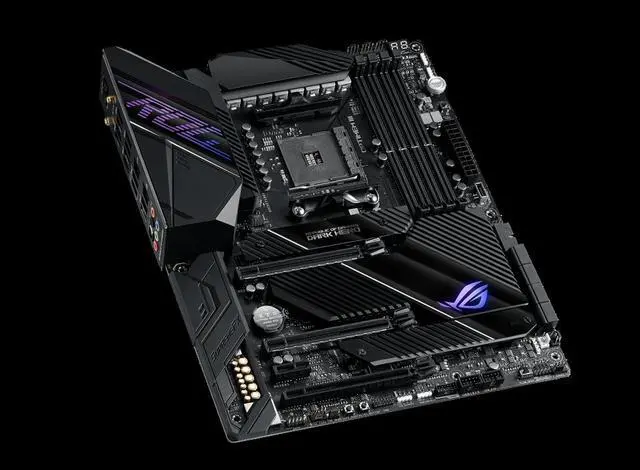 Alt view image 4 of 5 - ASUS ROG CROSSHAIR VIII DARK HERO AMD Socket AM4 ATX M.2 Desktop Motherboard B